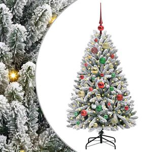 vidaXL Sapin de No&euml;l artificiel 120 cm 150 LED Blanc chaud