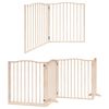 vidaXL Barri&egrave;re pour chien porte pliable 12 panneaux bois de peuplier