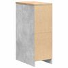vidaXL Armoire de rangement de garage gris béton 30x51x85 cm bois pin