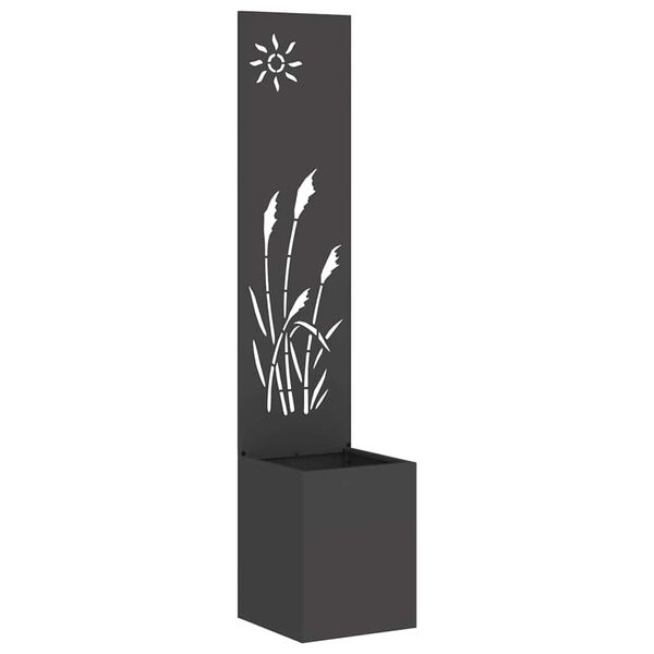 vidaXL &Eacute;cran de confidentialit&eacute; de jardin Fretwork Noir 32 x 150 cm
