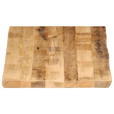 vidaXL Dessus de table bord vivant 120x60x3,8 cm bois de manguier brut