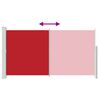 vidaXL Auvent lat&eacute;ral de patio 160x300 cm Rouge
