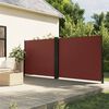 vidaXL Auvent lat&eacute;ral r&eacute;tractable marron 160x1200 cm