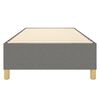 vidaXL Cadre de lit gris fonc&eacute; 100x200 cm tissu