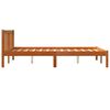 vidaXL Cadre de lit sans matelas cire marron 140x190cm bois pin massif