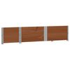 vidaXL Colliers de palette 2 pcs marron 150x50 cm bois de pin solide