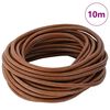 vidaXL Corde en Cuir Marron Clair &Oslash;5 mm x 10 m Cuir