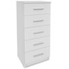 vidaXL Commode haute bois d'ing&eacute;nierie 41x35x106 cm Blanc