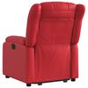 vidaXL Fauteuil inclinable &eacute;lectrique rouge similicuir