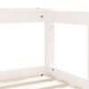 vidaXL Cadre de lit pour enfant blanc 70x140 cm bois de pin massif