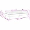 vidaXL Cadre de lit d'angle avec matelas avec matelas 2 pcs Vert tissu