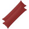 vidaXL Housse de coussin 2 pc HOUTEN Bordeaux 40 x 145 cm Polyester