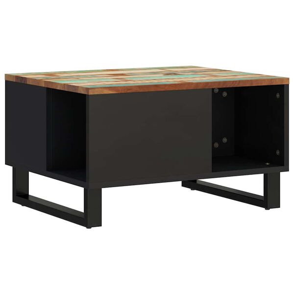 vidaXL Table basse 60x50x35 cm bois de r&eacute;cup&eacute;ration massif