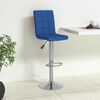 vidaXL Tabouret de bar Bleu Tissu