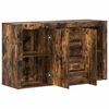 vidaXL Buffet Ch&ecirc;ne fum&eacute; 120 x 36 x 69 cm Bois d'ing&eacute;nierie
