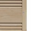 vidaXL Porte de Cabinet avec porte 4 pcs Naturel 140.5 x 2 x 59.5 cm