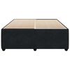 vidaXL Cadre de lit sans matelas noir 140x190 cm velours