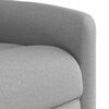 vidaXL Fauteuil de massage inclinable gris nuage tissu