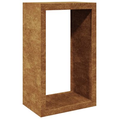 vidaXL Portant de bois de chauffage 60x40x100 cm acier corten