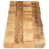 vidaXL Dessus de table bord vivant 180x40x2,5 cm bois de manguier brut