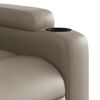 vidaXL Fauteuil inclinable de massage &eacute;lectrique cappuccino similicuir