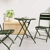 vidaXL Table de Jardin Vert foncé 55 x 55 x 73 cm