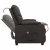 vidaXL Fauteuil Taupe Tissu