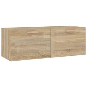 vidaXL Armoire murale Ch&ecirc;ne sonoma 100x36,5x35 cm Bois d'ing&eacute;nierie