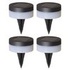 Luxform Lampes de jardin &agrave; LED solaires Avignon 4 pcs Noir