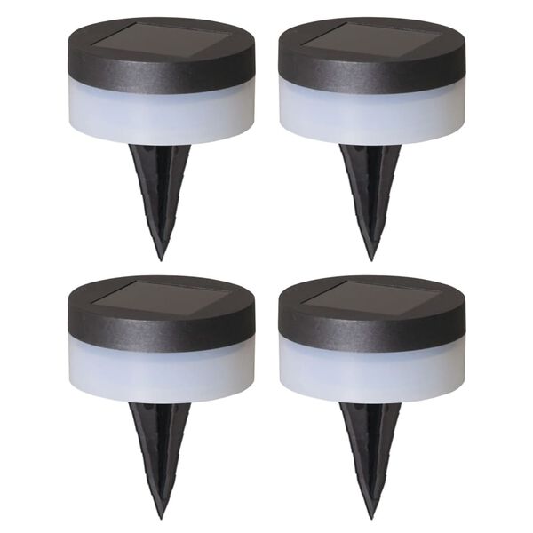 Luxform Lampes de jardin &agrave; LED solaires Avignon 4 pcs Noir