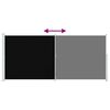vidaXL Auvent lat&eacute;ral r&eacute;tractable de patio 220x500 cm Noir