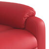 vidaXL Fauteuil de massage inclinable rouge similicuir