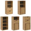 vidaXL Armoires latérales 5 pcs ODDA 40x24x79 cm bois massif pin