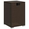 vidaXL Table de couverture de bouteille de propane marron 40x40x60 cm