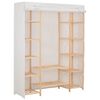 vidaXL Garde-robe Blanc 135 x 40 x 170 cm Tissu