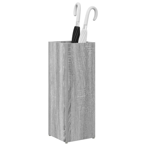 vidaXL Porte-parapluie Gris Sonoma 20 x 20 x 55,5 cm Bois d'ing&eacute;nierie