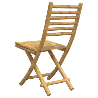 vidaXL Chaises pliables de jardin lot de 2 43x54x88 cm bambou