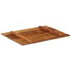 vidaXL Dessus de table rectangulaire 70x90 cm 15-16 mm Bois récupéré