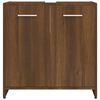 vidaXL Armoire de bain Chêne marron 60x33x60 cm Bois d'ingénierie