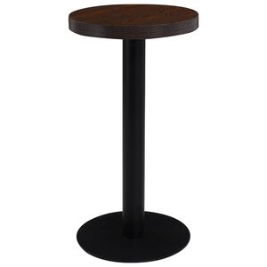 vidaXL Table de bistro Marron fonc&eacute; 40 cm MDF