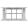 vidaXL Support d'aquarium en béton gris 120 x 40 x 60 cm Bois d'ingénierie