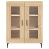 vidaXL Buffet haut Ch&ecirc;ne sonoma 69,5x34x180 cm Bois d'ing&eacute;nierie