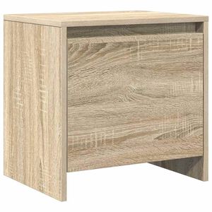 vidaXL Table de chevet ch&ecirc;ne sonoma 45x34x44,5 cm bois d'ing&eacute;nierie