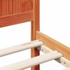 vidaXL Cadre de lit Marron 150 x 200 cm Bois de pin massif