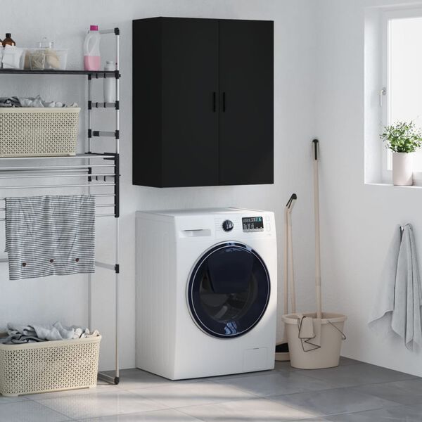 vidaXL Armoire murale noir 69,5x34x90 cm