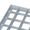 vidaXL Grille Argent 50 x 35 x 2 cm Acier galvanis&eacute; &agrave; chaud