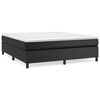 vidaXL Sommier &agrave; lattes de lit avec matelas Noir 160x200 cm