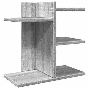 vidaXL Organisateur de bureau sonoma gris 42x21,5x42cm bois ing&eacute;nierie