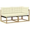 vidaXL Unit&eacute; de canap&eacute; sectionnel Blanc 162,5 x 83 x 73 cm