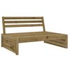 vidaXL Salon de jardin 4 pcs bois de pin impr&eacute;gn&eacute;